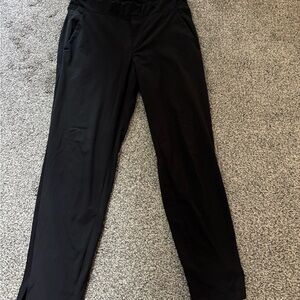 Athleta Black Ribbed Waistband Pants